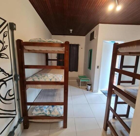 Кровать в Общей Комнате, Hostel 4 Elementos 200 Metros Da Praia De Pernambuco E Do Mar Casado