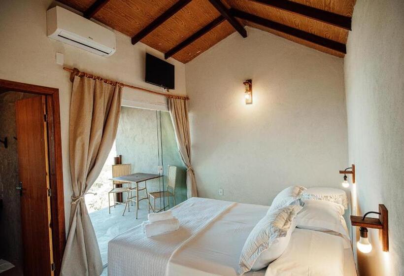 غرفة قياسية مطلّة علي البحر, Terraço