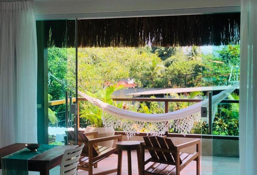 מיטת קינג בסוויטה, Bella Gamboa Casa De Praia   Gamboa, Morro De São Paulo