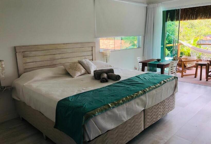 스위트 킹사이즈 침대, Bella Gamboa Casa De Praia   Gamboa, Morro De São Paulo