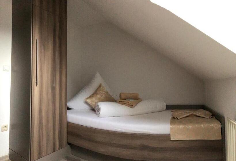 标准单人间共用浴室, Pension Goldenes Vogtland