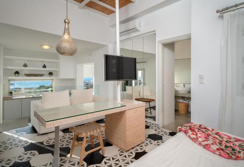 ویلای 1 خوابه با چشم‌انداز دریا, Arkasa Palace