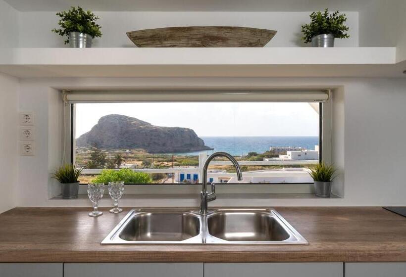 ویلای 1 خوابه با چشم‌انداز دریا, Arkasa Palace