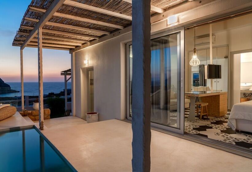 ویلای 1 خوابه با چشم‌انداز دریا, Arkasa Palace