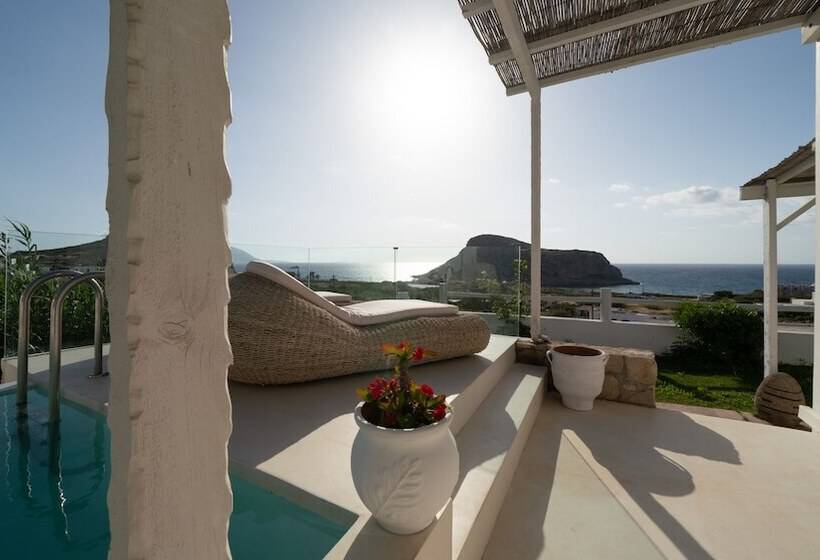 ویلای 1 خوابه با چشم‌انداز دریا, Arkasa Palace