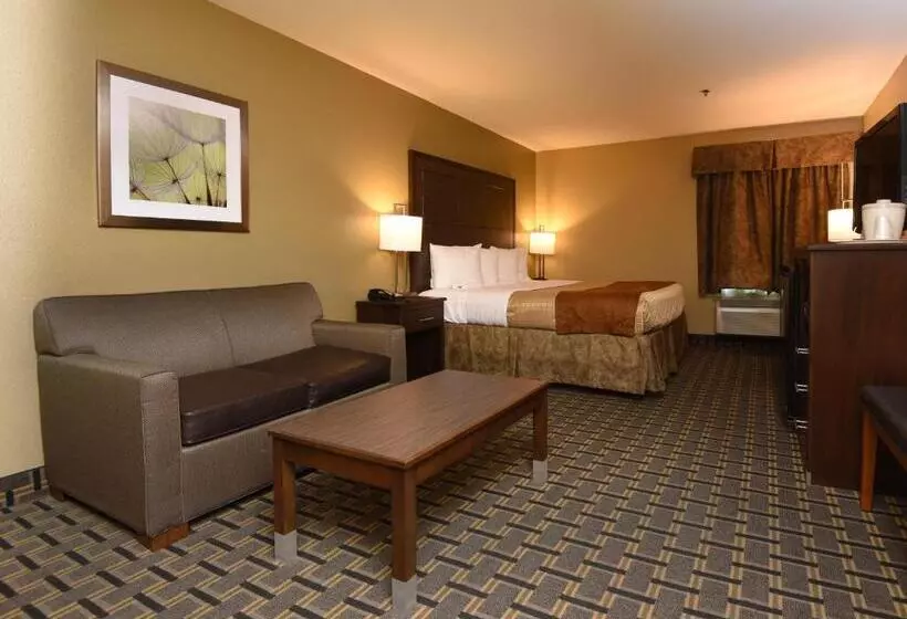 キングサイズベッドのスタンダードルーム, Best Western Zachary Inn