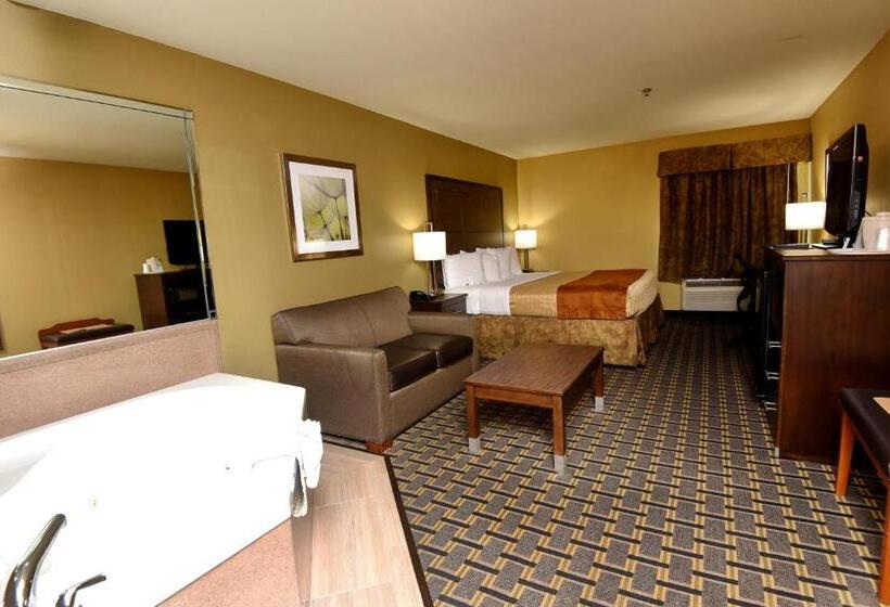 带大床的套房, Best Western Zachary Inn