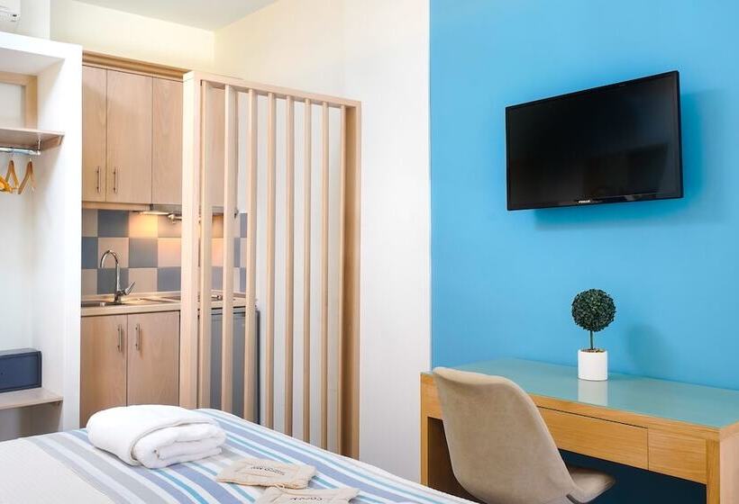 디럭스 룸 측면 바다 전망, Kamelia & Semeli