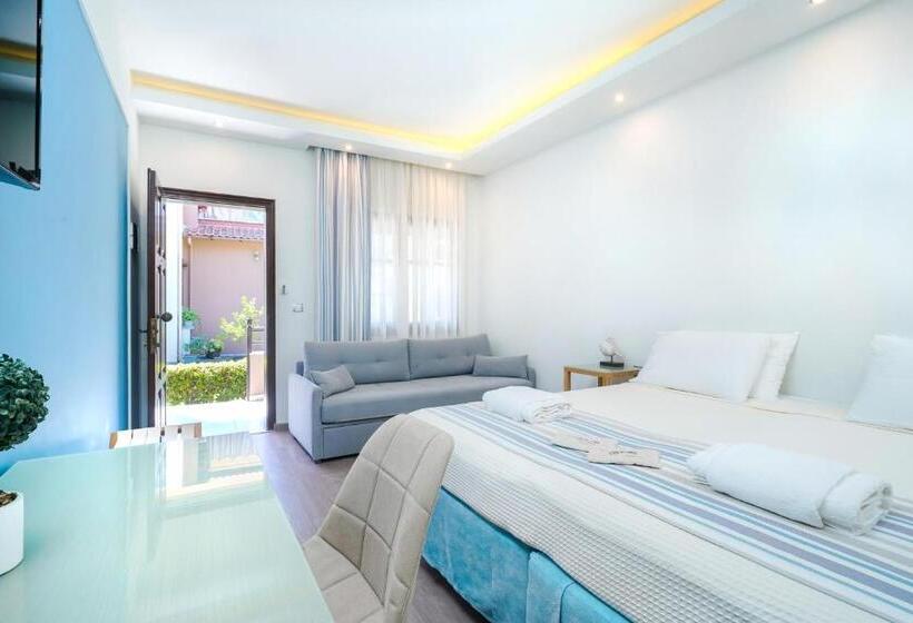 디럭스 룸 측면 바다 전망, Kamelia & Semeli