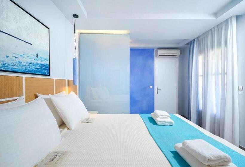 디럭스 룸 바다 전망, Kamelia & Semeli