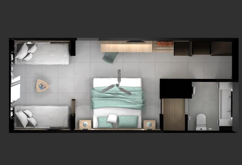 اتاق خانوادگی, Kiani Beach Resort Family All Inclusive