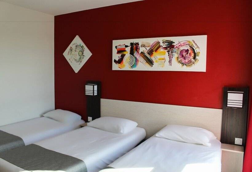 スタンダードトリプルルーム, Hôtel Pont Rouge , Carcassonne