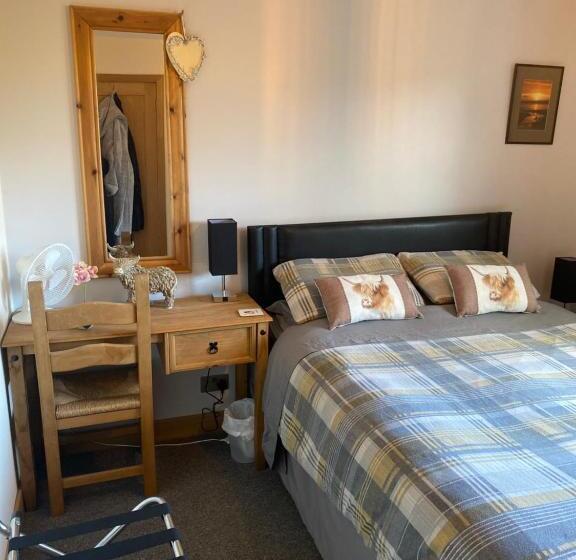 חדר סטנדרט עם מיטת קינג, Jacquie S B&b Dumfries Room With A View Hot Tub