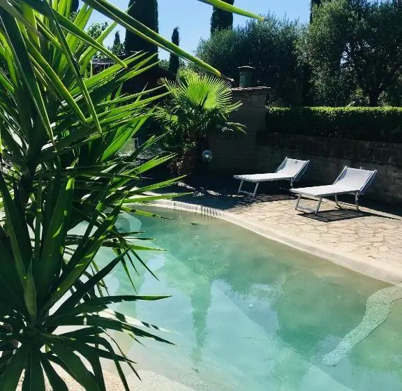 Huoneisto 1 Makuuhuone Allasnäkymä, Villa Porta A Colle