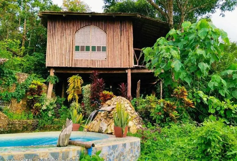 اتاق لوکس با بالکن و چشم‌انداز دریا, Sanctuaria Treehouses Busuanga