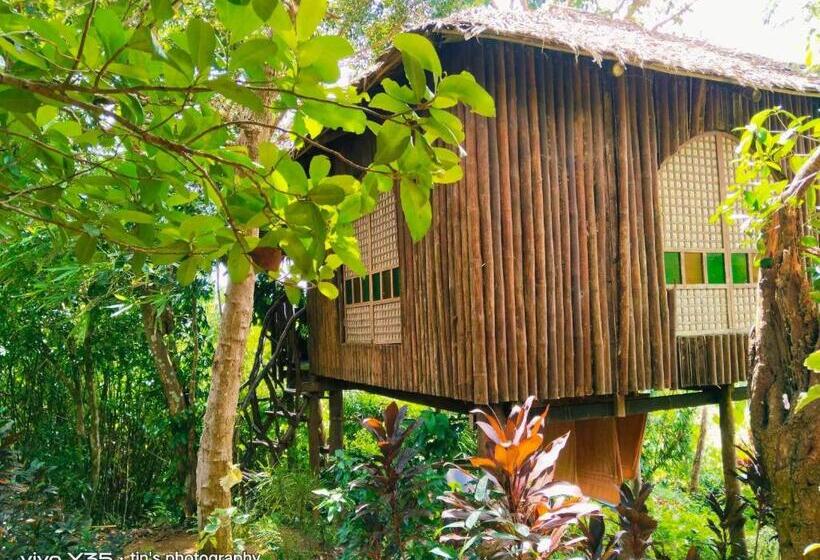 اتاق لوکس با بالکن و چشمانداز دریا, Sanctuaria Treehouses Busuanga