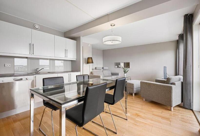 Апартаменты 2 Спальни, Bjørvika Apartments   Forus Leilighetshotell