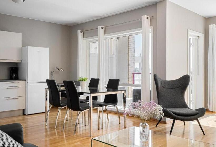 דירת חדר, Bjørvika Apartments   Forus Leilighetshotell