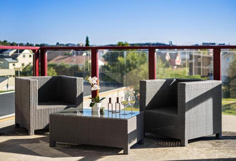 דירת חדר, Bjørvika Apartments   Forus Leilighetshotell