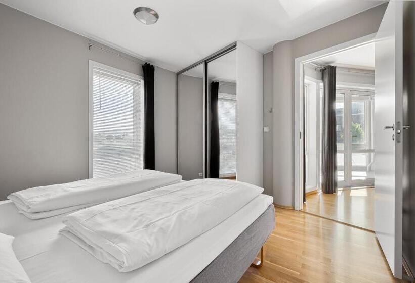 דירת חדר, Bjørvika Apartments   Forus Leilighetshotell