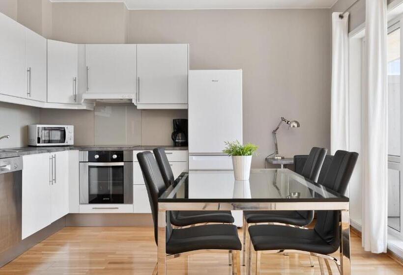 דירת שני חדרים, Bjørvika Apartments   Forus Leilighetshotell