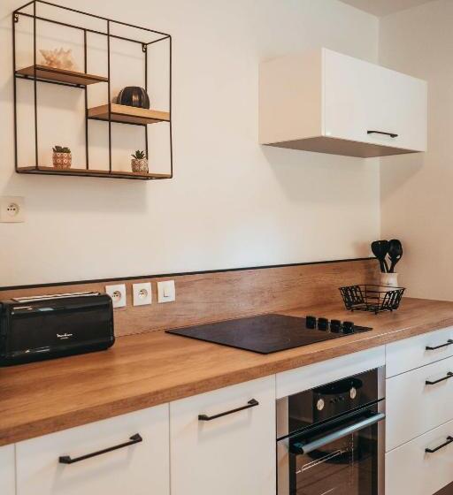 آپارتمان 1 خوابه با چشمانداز باغ, Domaine Saint François