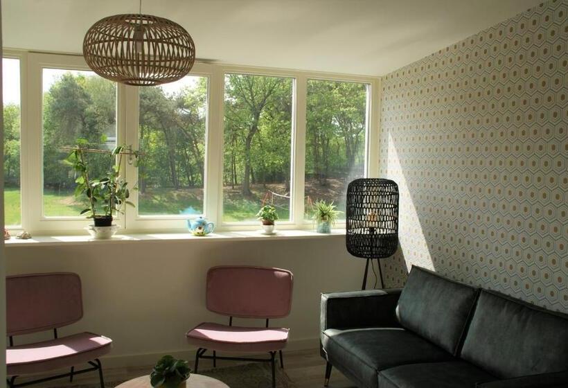 침실 1개 가든 전망 아파트, Vakantieboerderij T Zand Appartement