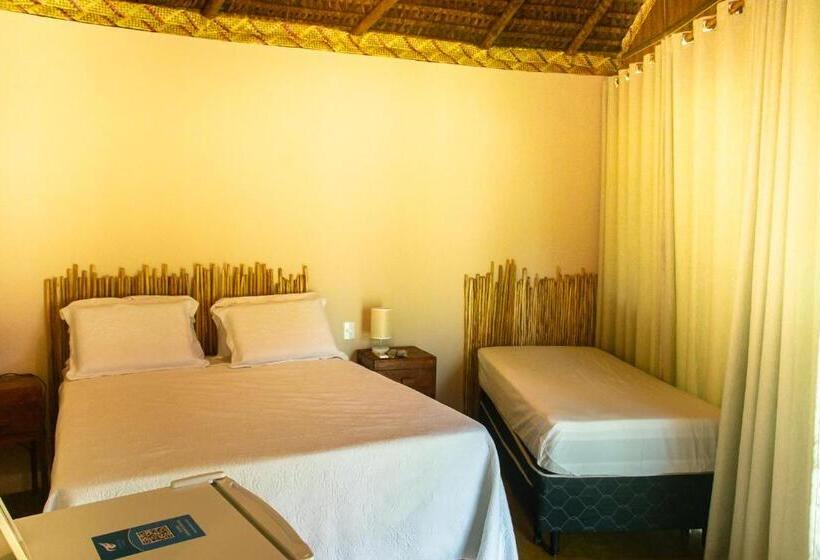 스탠다드 방갈로 정원 전망, Pousada Ponta Da Asa