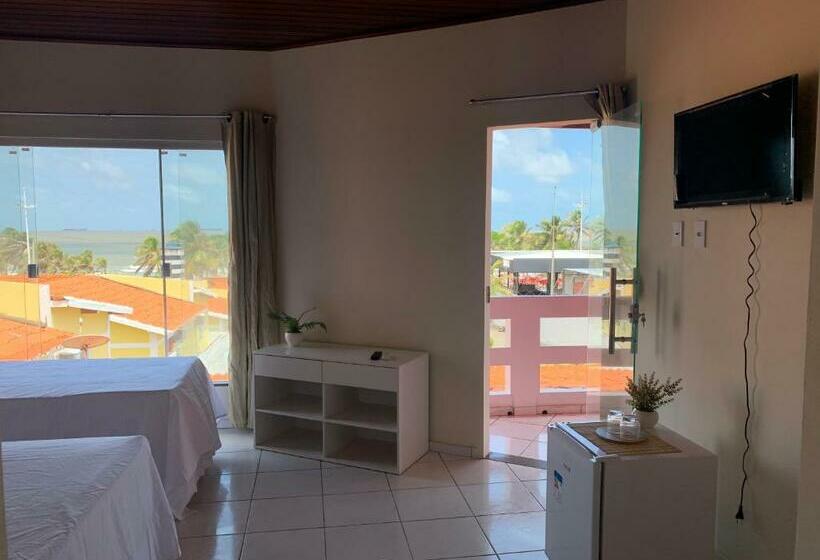 Chambre Triple Deluxe Vue Mer, Pousada Litorânea