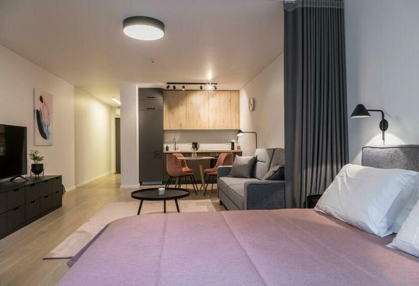 آپارتمان لوکس 1 خوابه, Apartment Hotel Laisve