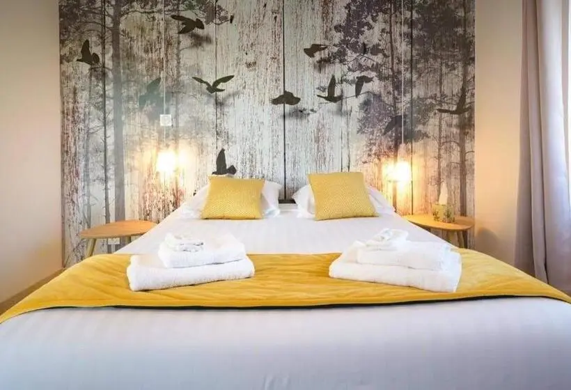 テラス付き1ベッドルームアパートメント, Chambres D Hôtes La Mascrabiere Bed & Spa