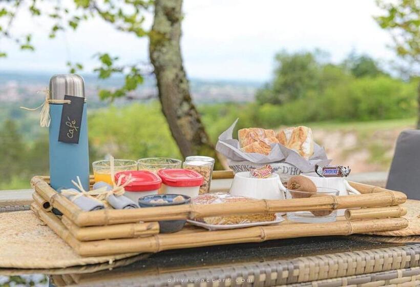 带城市景观的套间, Chambres D Hôtes La Mascrabiere Bed & Spa