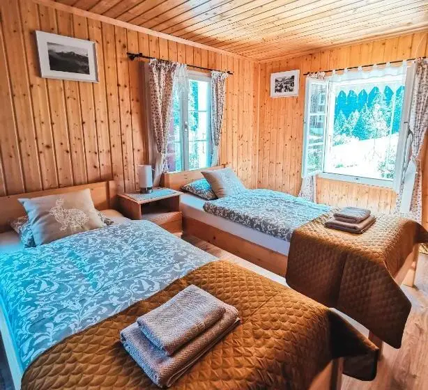 スタンダード４人部屋, Gästehaus Alpenglühn