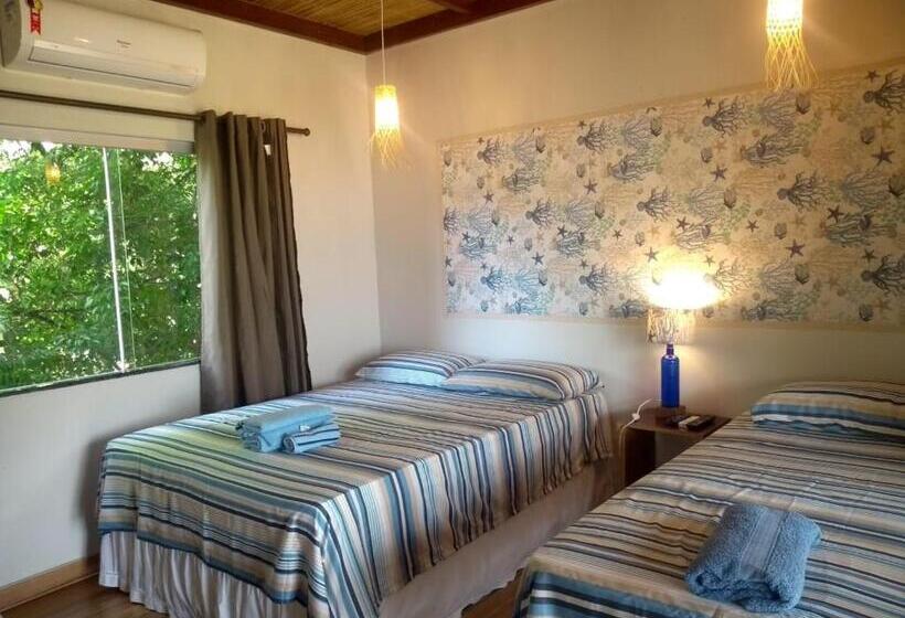 Chambre Triple Standard Vue Jardin, Chalés Casa De Vidro