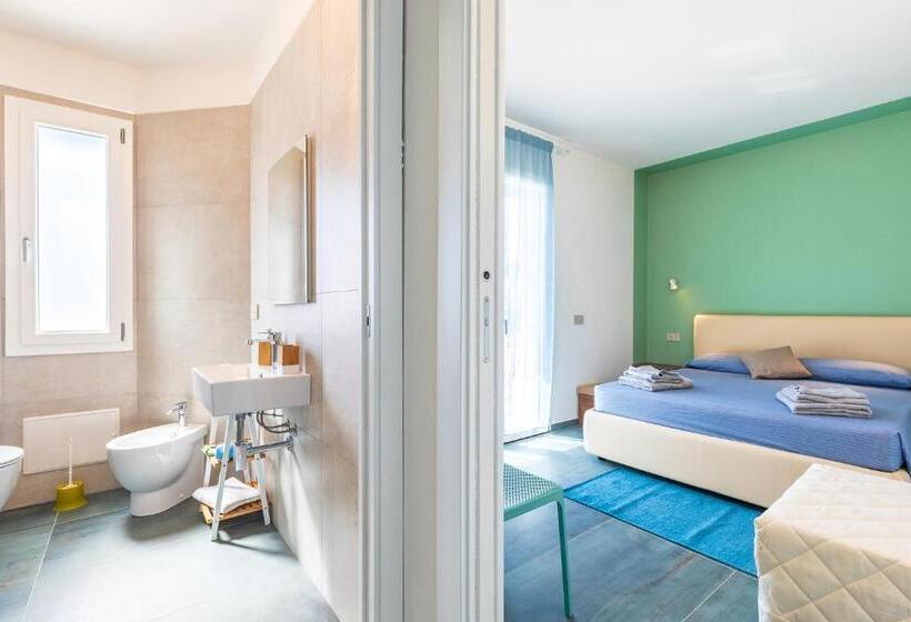 חדר סטנדרט נוף לגינה, Affittacamere Resort Beach San Gemiliano