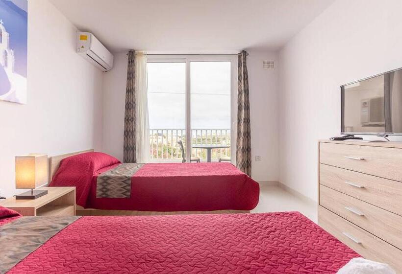 اتاق استاندارد با سرویس بهداشتی مشترک, Belvedere Airport Suites