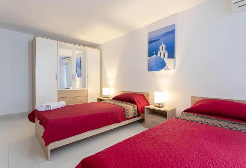 اتاق استاندارد با سرویس بهداشتی مشترک, Belvedere Airport Suites