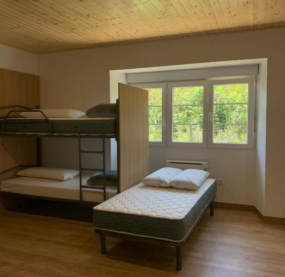 共用房间的床, Albergue Rectoral San Mamede Da Pena Exclusive For Pilgrims