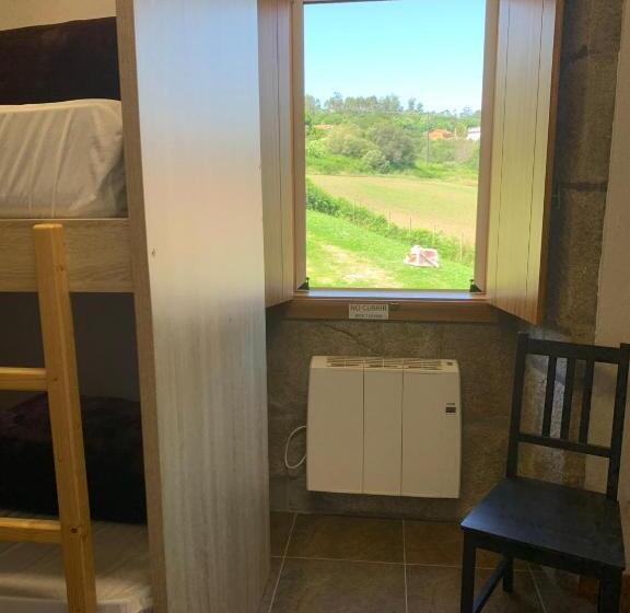 共用房间的床, Albergue Rectoral San Mamede Da Pena Exclusive For Pilgrims