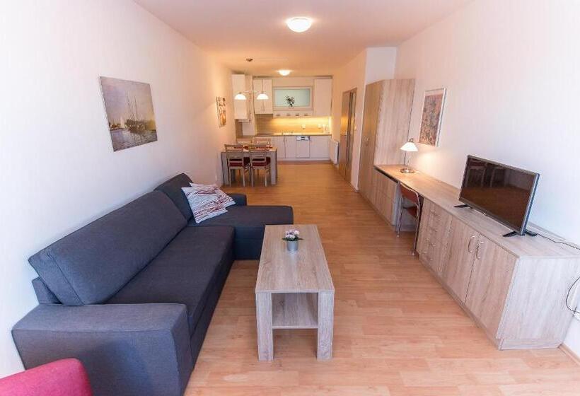 דירת חדר עם טרסה, Apartmán U Lázní D23