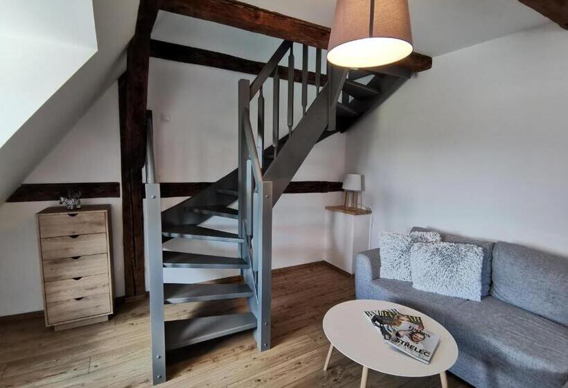 침실 1개 복층 룸, Apartmány 91 Boží Dar