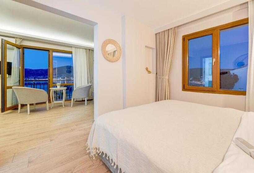 غرفة قياسية مطلّة علي البحر, Hanedan Otel