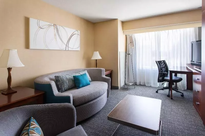 اتاق استاندارد با تخت بزرگ, Courtyard By Marriott Sacramento Cal Expo