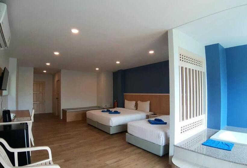 חדר משפחתי דלוקס, Karon Living Room   Sha Plus