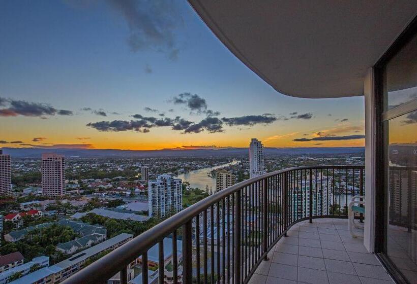 Апартаменты 1 Спальня, Surfers Aquarius On The Beach