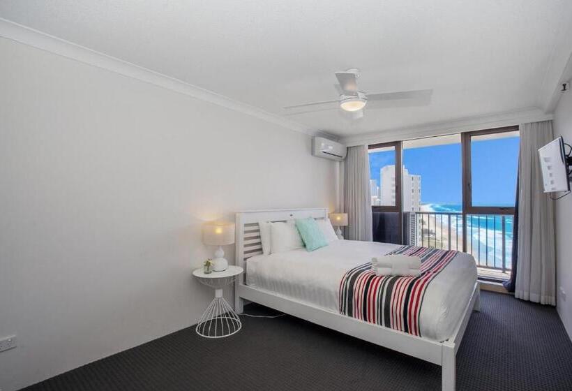 Апартаменты Deluxe 2 Спальни Вид на Море, Surfers Aquarius On The Beach