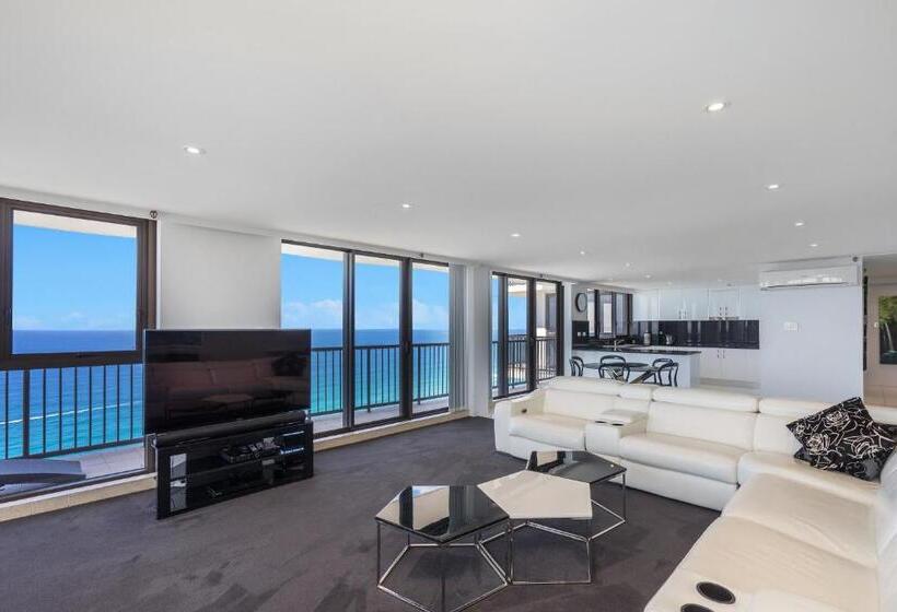 Апартаменты Пентхаус 1 Спальня, Surfers Aquarius On The Beach