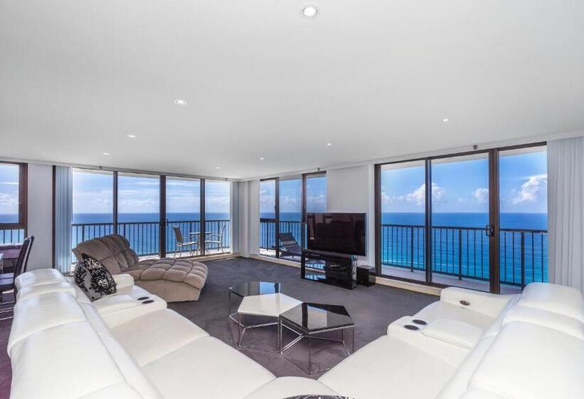 Апартаменты Пентхаус 1 Спальня, Surfers Aquarius On The Beach