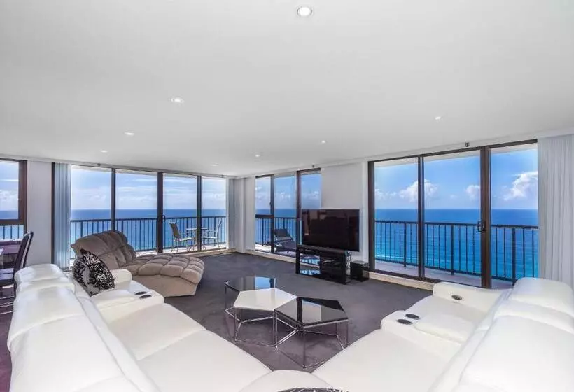 1 Bedroom Penthouse Apartment, Surfers Aquarius On The Beach