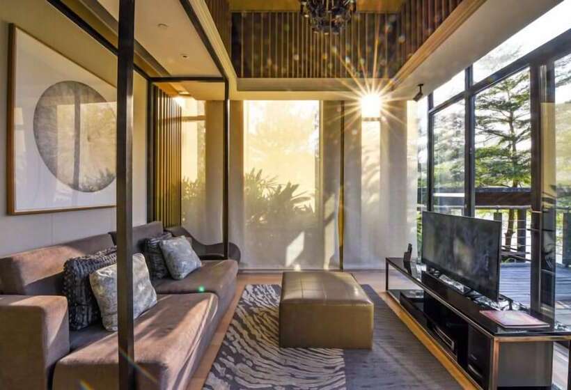 ビラホテル１ベッドルーム, The Mulian Urban Resort Hotels Huadu